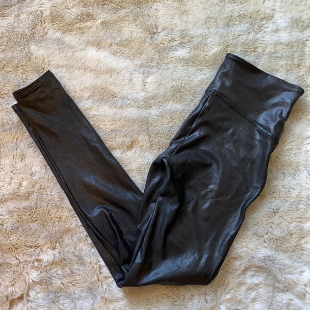 Spanx Faux Leather Leggings M